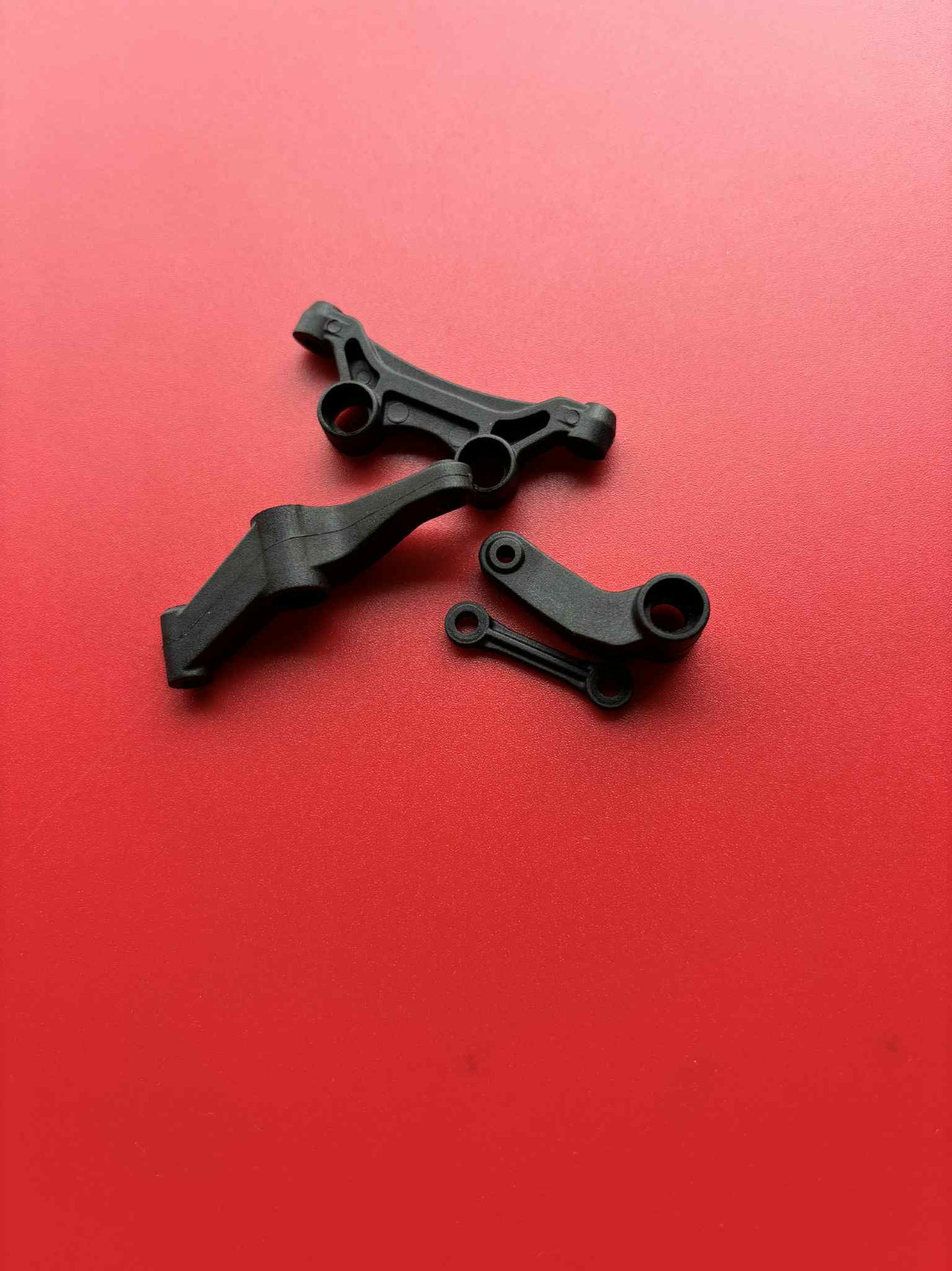B-Five Steering Bellcranks & Rack Black Will Fit RC10B5