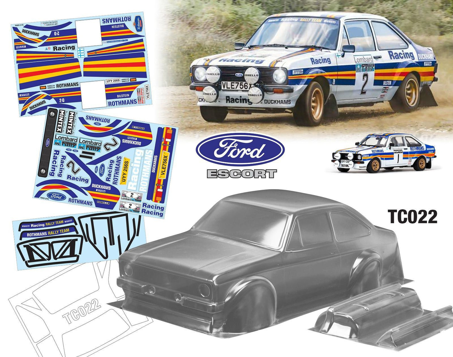 1/10 Ford Escort MK2