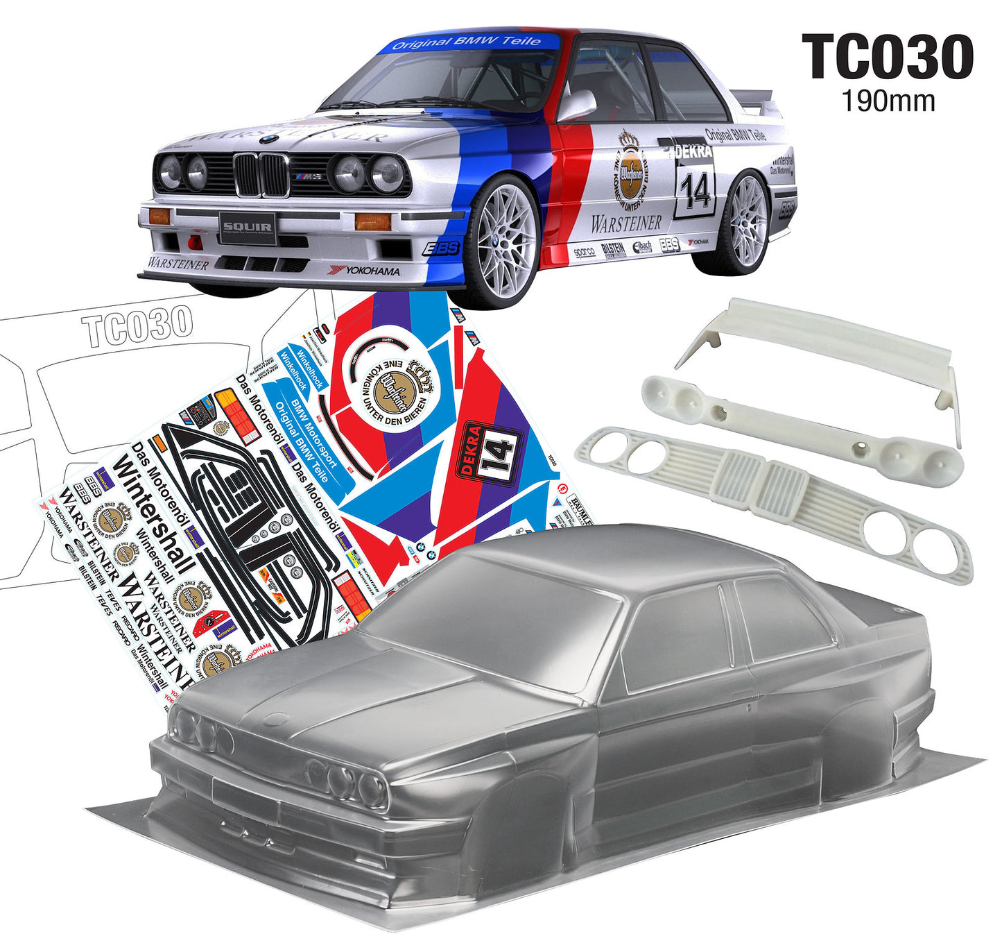 1/10 BMW E30 Warsteiner