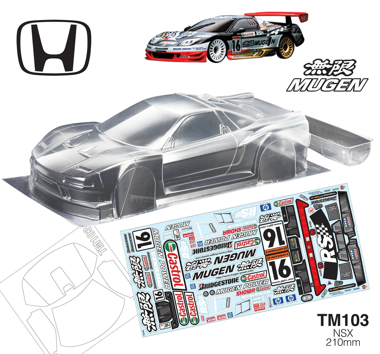 1/10 Mini NSX Mugen