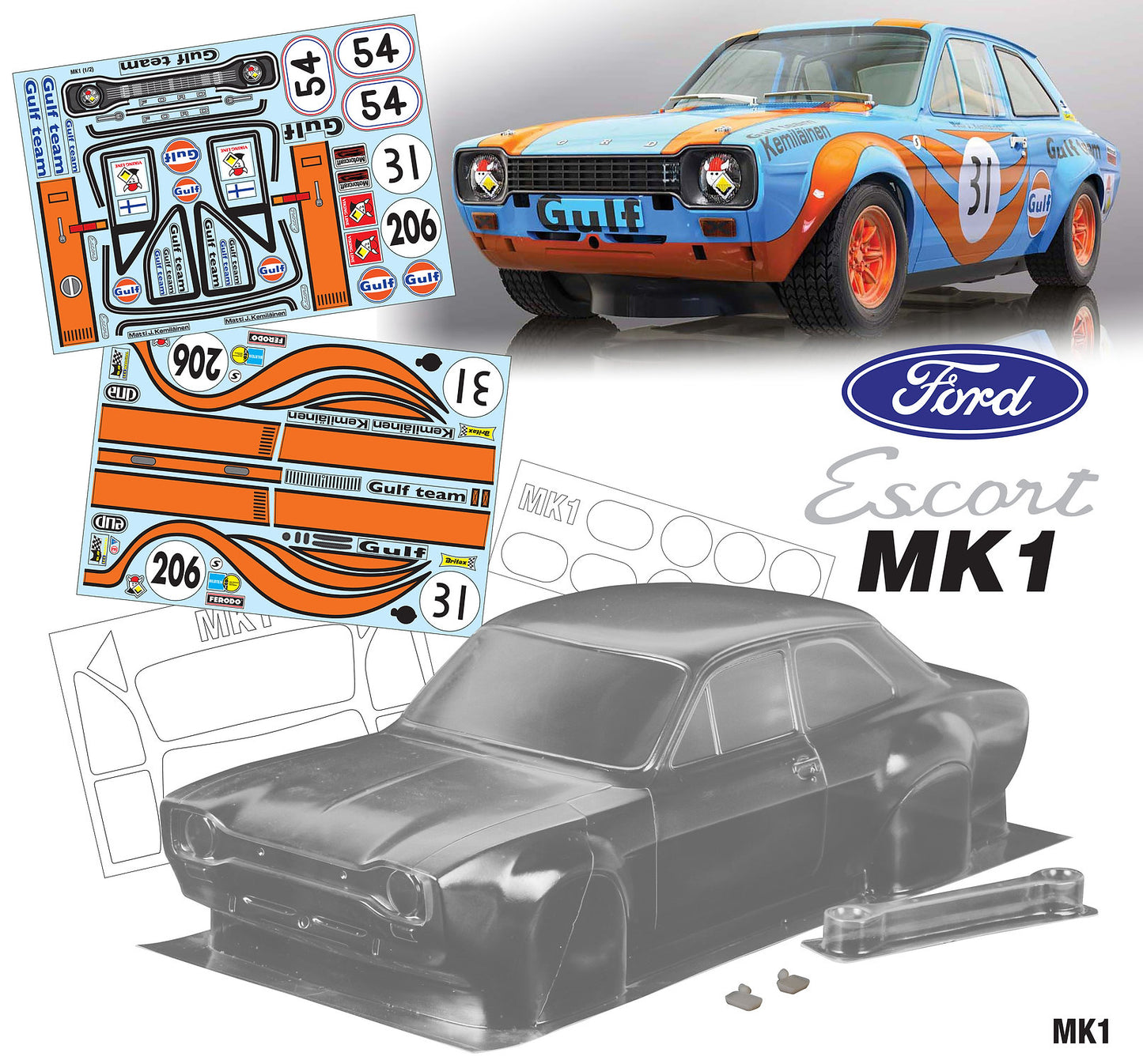 1/10 Ford MK1 Gulf