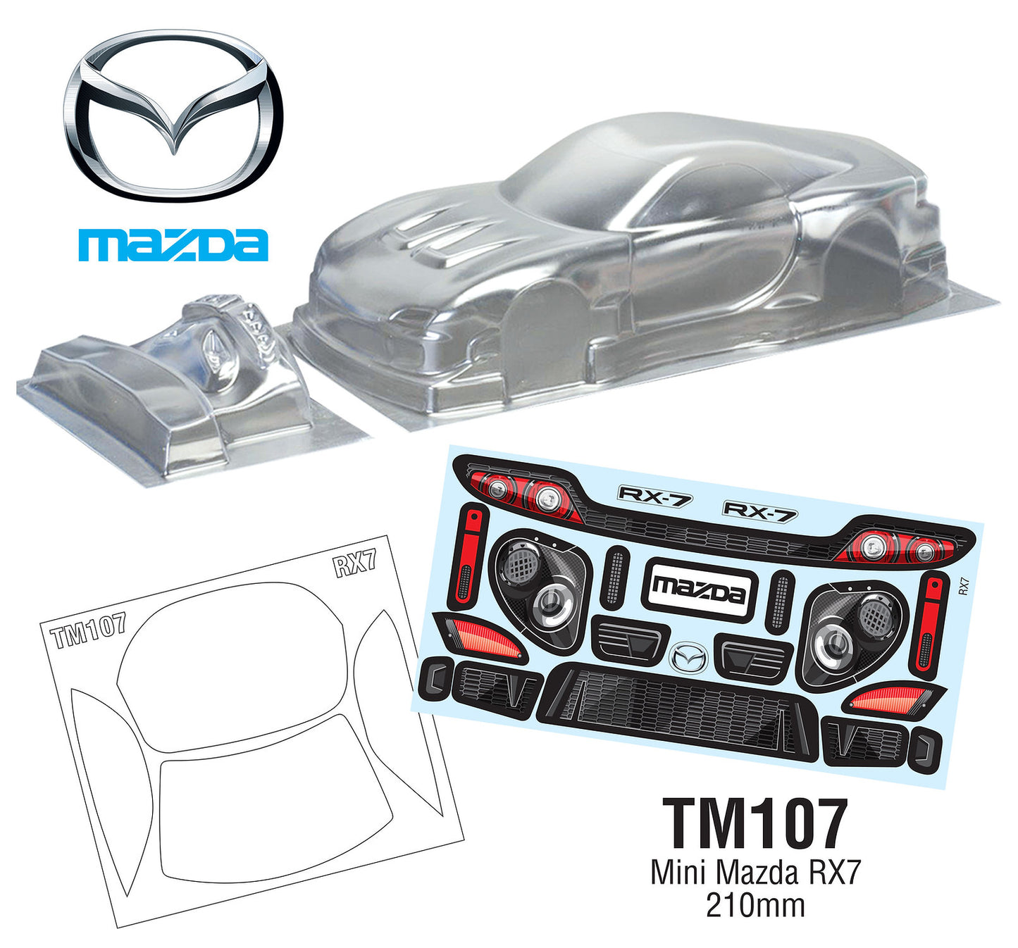 1/10 Mini Mazda RX7