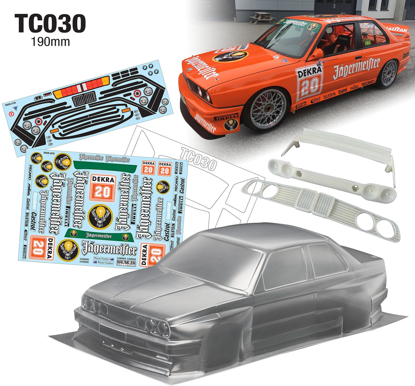 1/10 BMW E30 Jägermeister