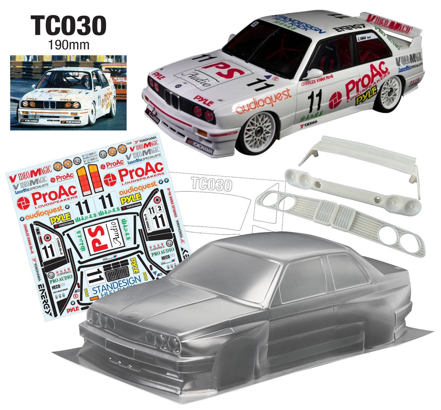 1/10 BMW E30 ProAC