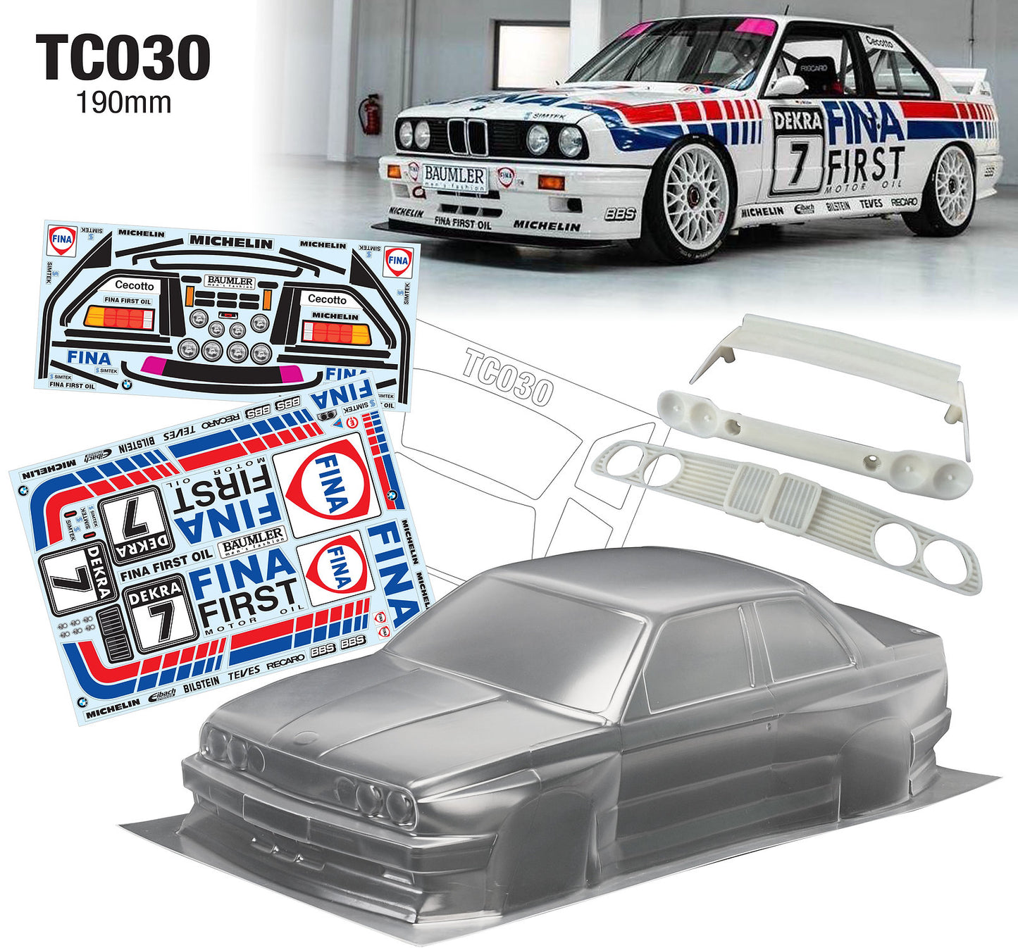 1/10 BMW E30 Fina