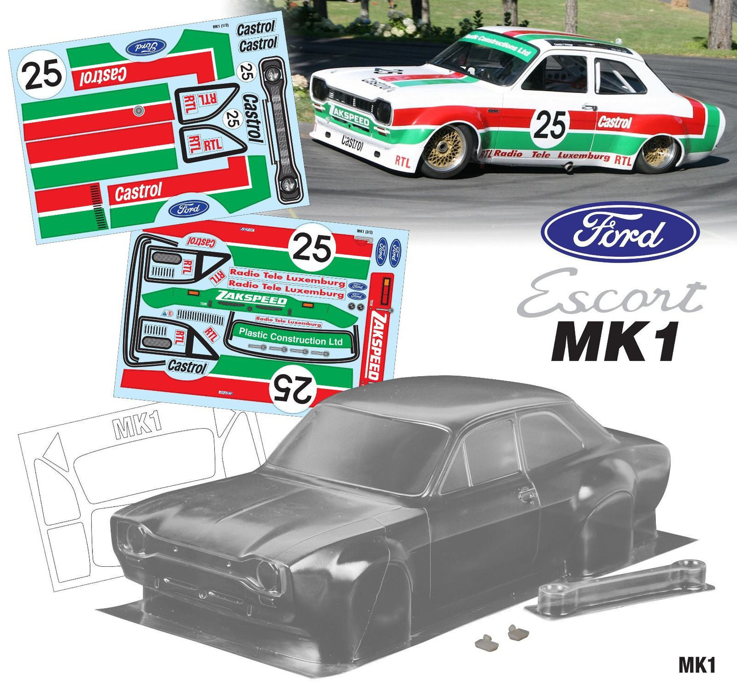 1/10 Ford MK1 Castrol