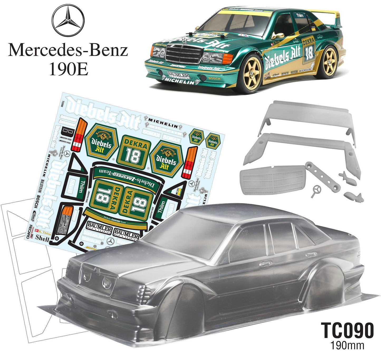 1/10 Benz 190E Diebels