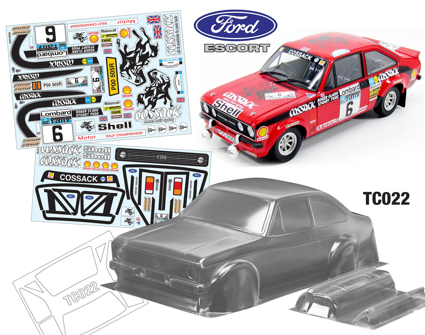MK2 Shell Oil Decal Sheet