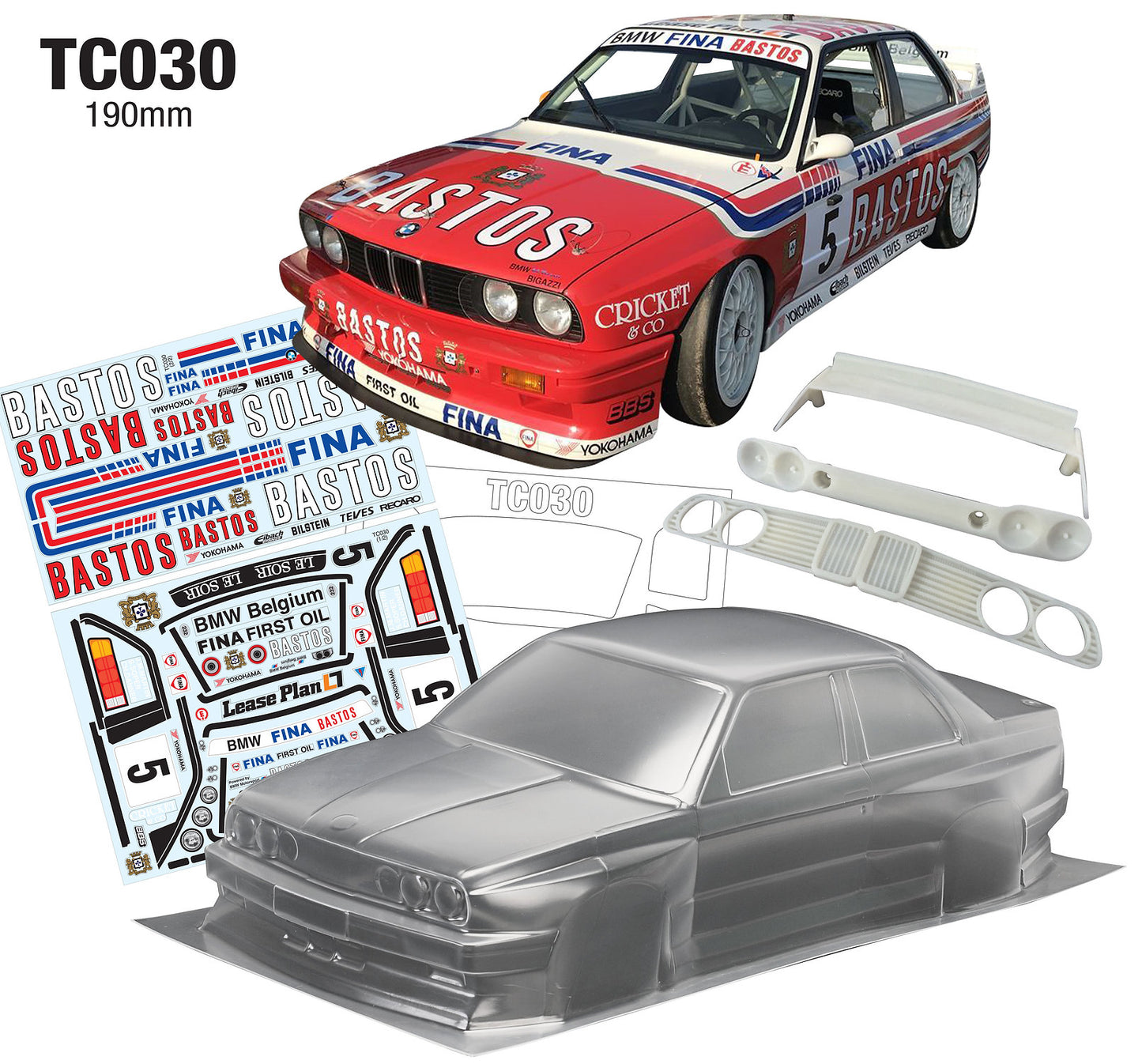 1/10 BMW E30 Bastos