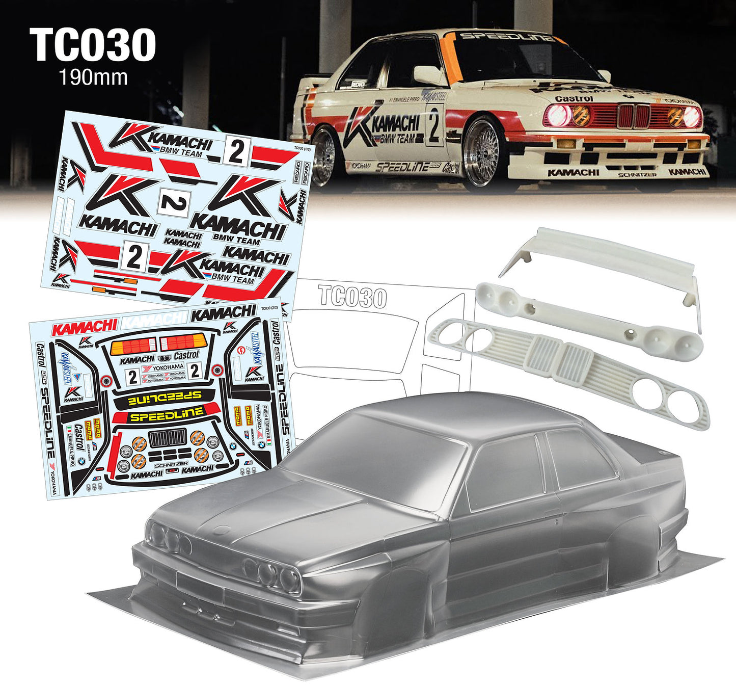 1/10 BMW E30 Kamachi