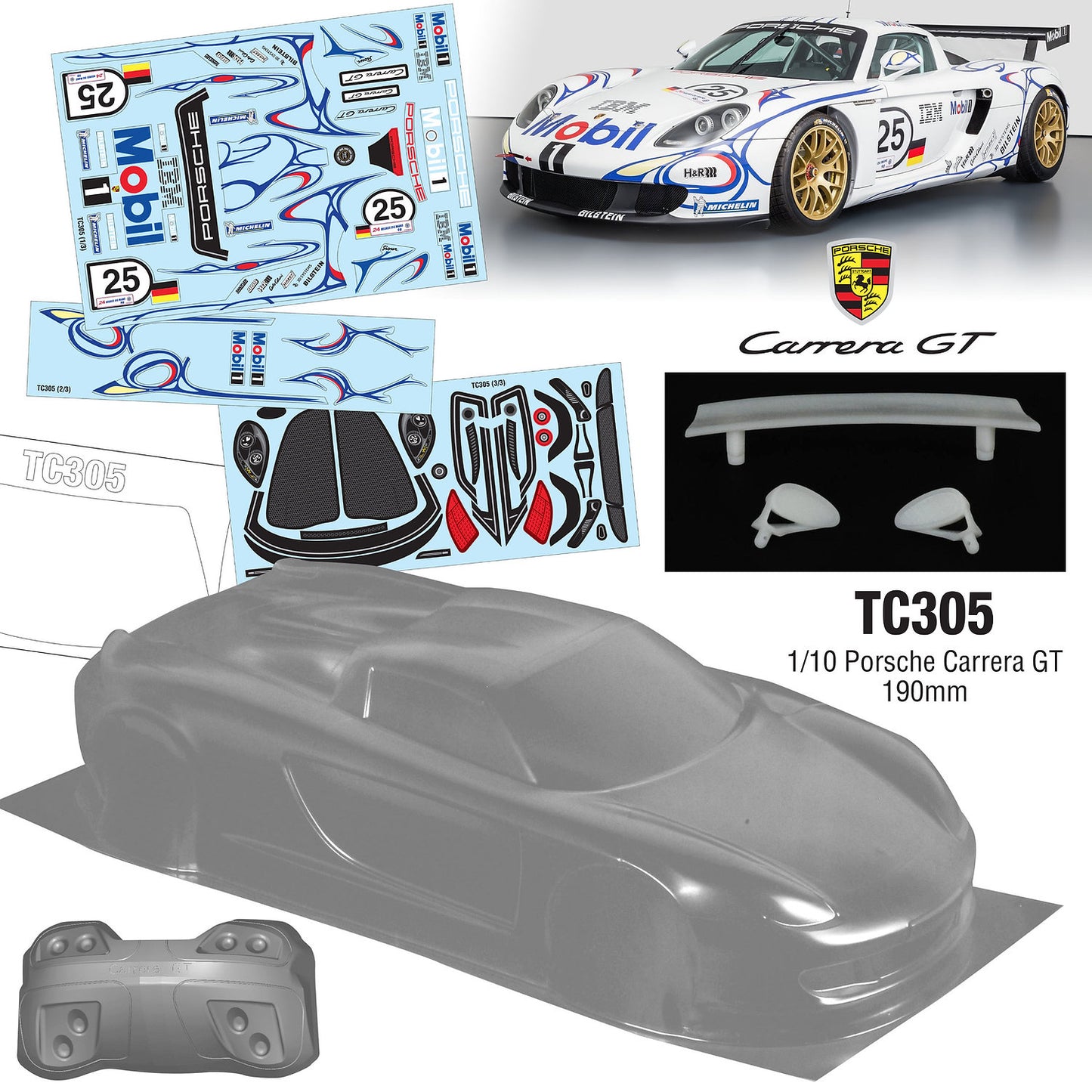 1/10 Porsche Carrera GT (190mm)