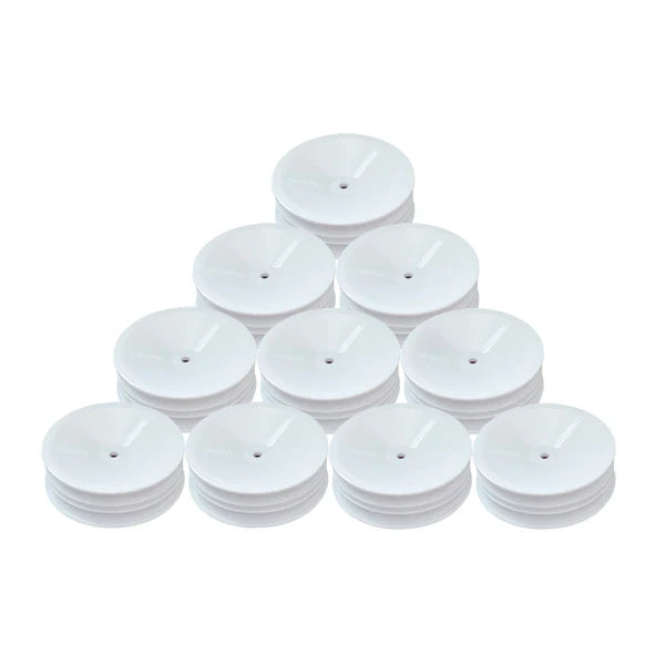 ABM40003 Front Wheel for 1/10th Off Road 2wd -White (10 pcs)