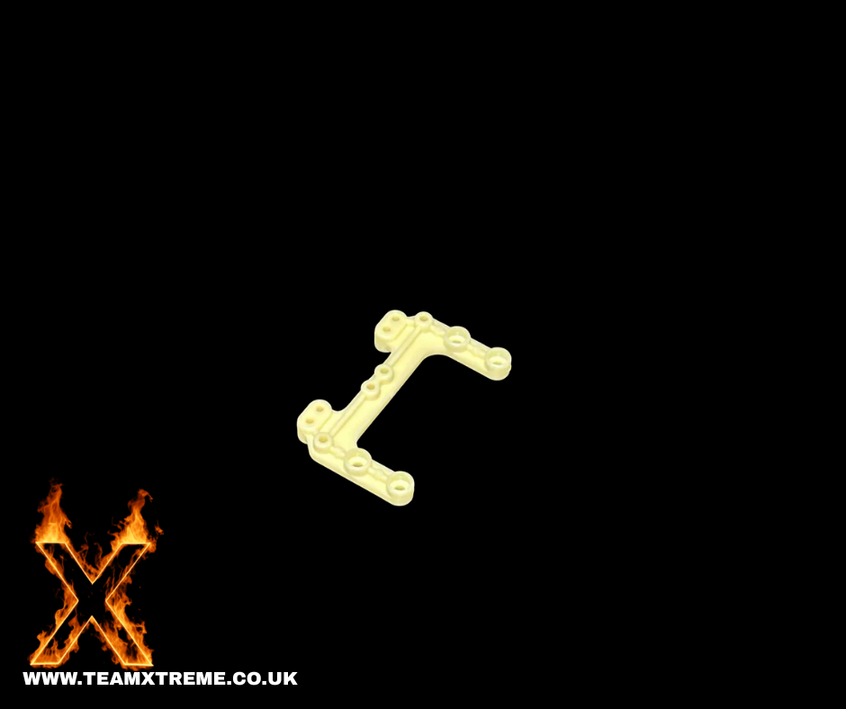 Rear Chassis Brace B4 White Neutral, Dyeable FR4-015 N