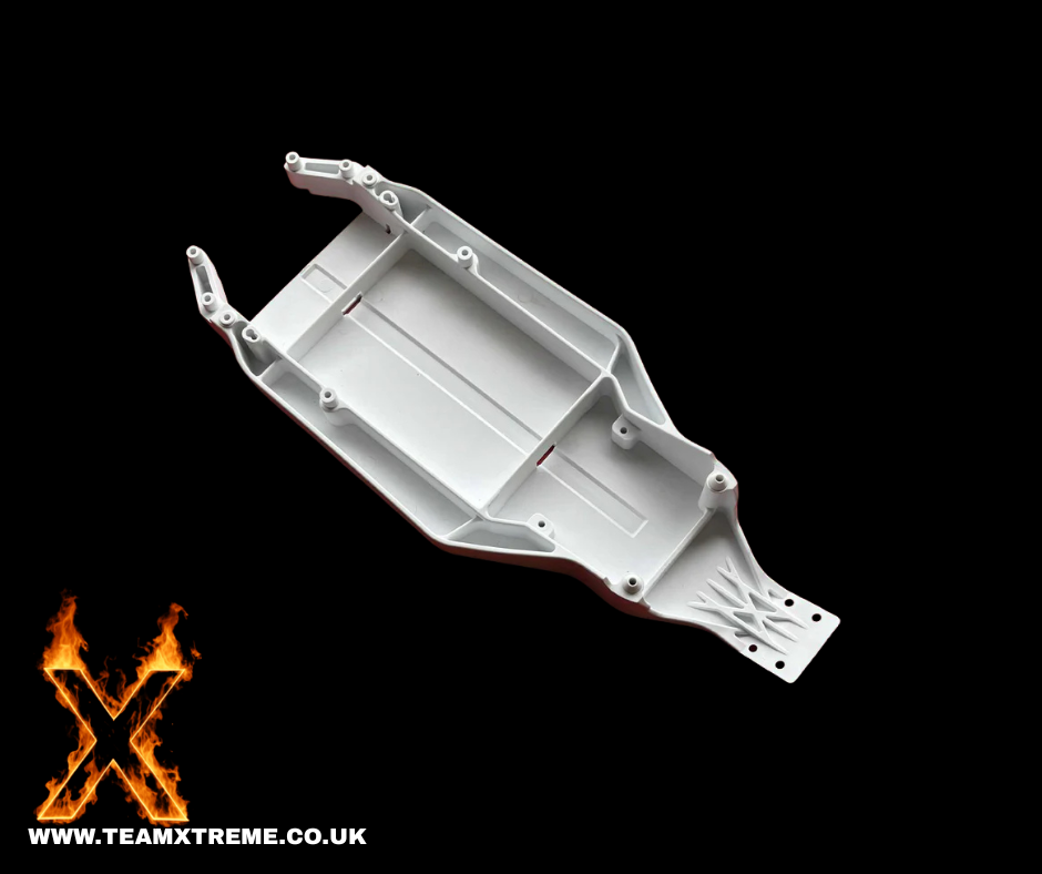B-Five Chassis White Will Fit RC10B5
