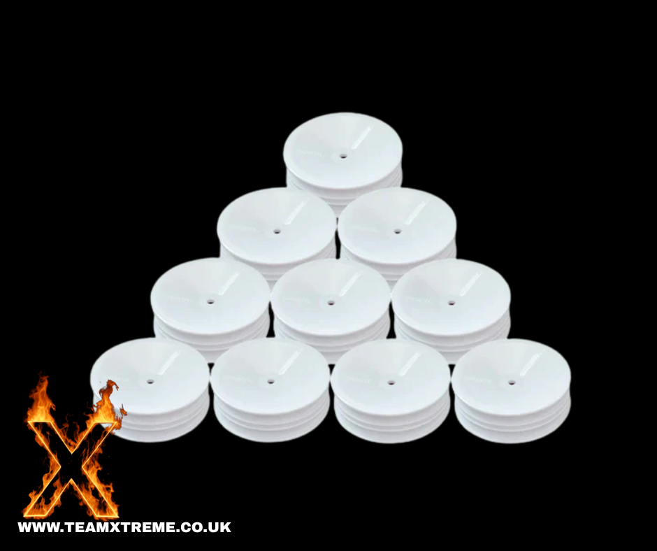 ABM40003 Front Wheel for 1/10th Off Road 2wd -White (10 pcs)