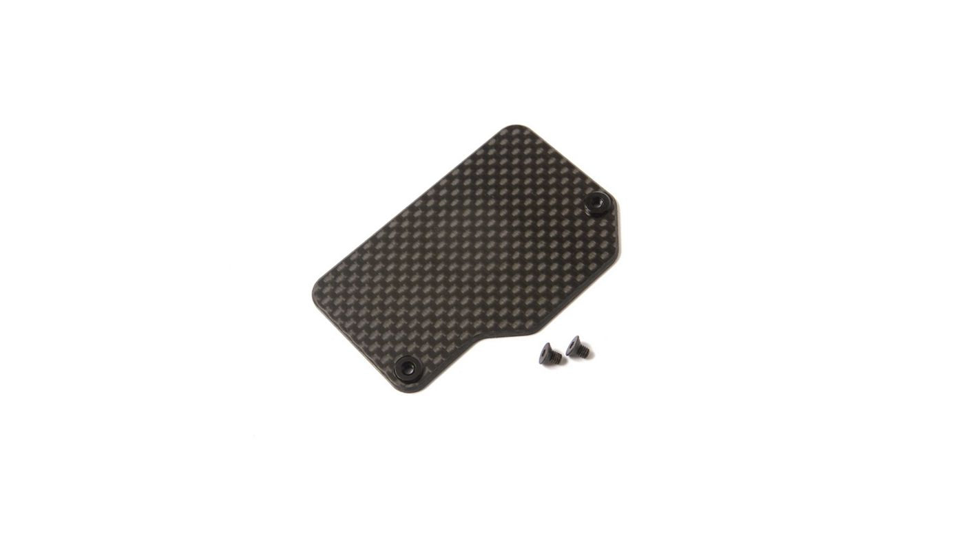 Carbon Electronics Mounting Plate: 22X-4 by TLR TLR331048