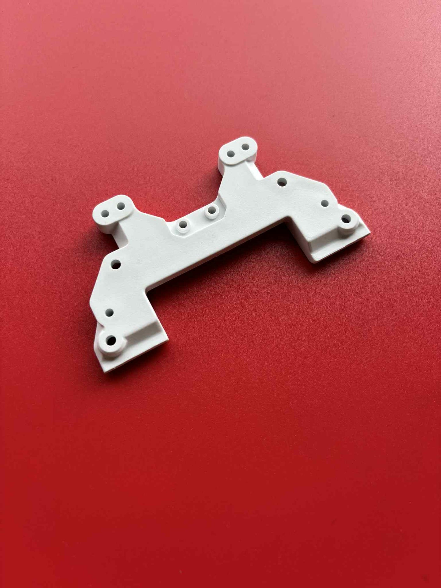 B-Five Rear Chassis Top Plate White Will Fit RC10B5
