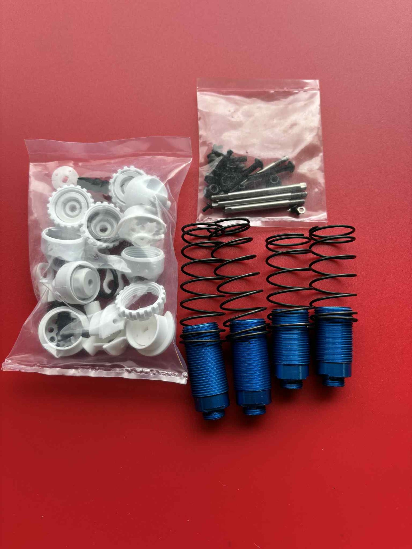 B-Five 13mm Shock Set Blue Will Fit RC10B5