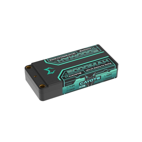 Cayote LiPo 5000mAh HV Shorty 7.6v 19.8mm 179g CA502S145