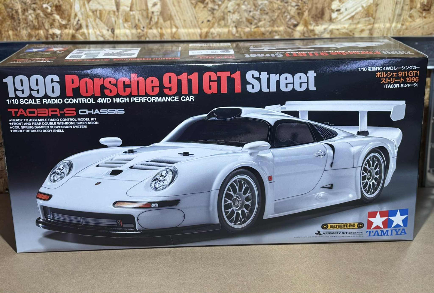 Tamiya 47443 - 1/10 Porsche 911 GT1 Street (TA03R-S chassis)  [47443]