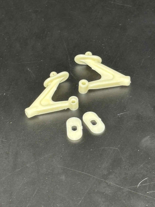 Wing Mount & Shim Set B4 White Neutral, Dyeable FR4-021 N
