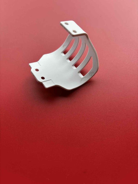 B-Five Rear Gearbox Guard White Will Fit RC10B5