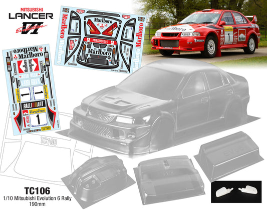 1/10 Mitsubishi Lancer Evolution 6 (190mm)