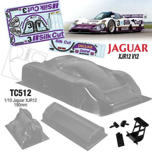 1/10 Jaguar XJR12 (190mm) Silk Cut