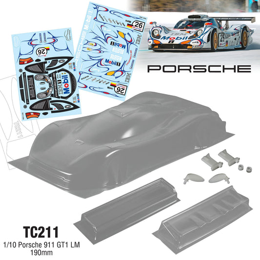 1/10 Porsche 911 GT1 LM (190mm) Mobil