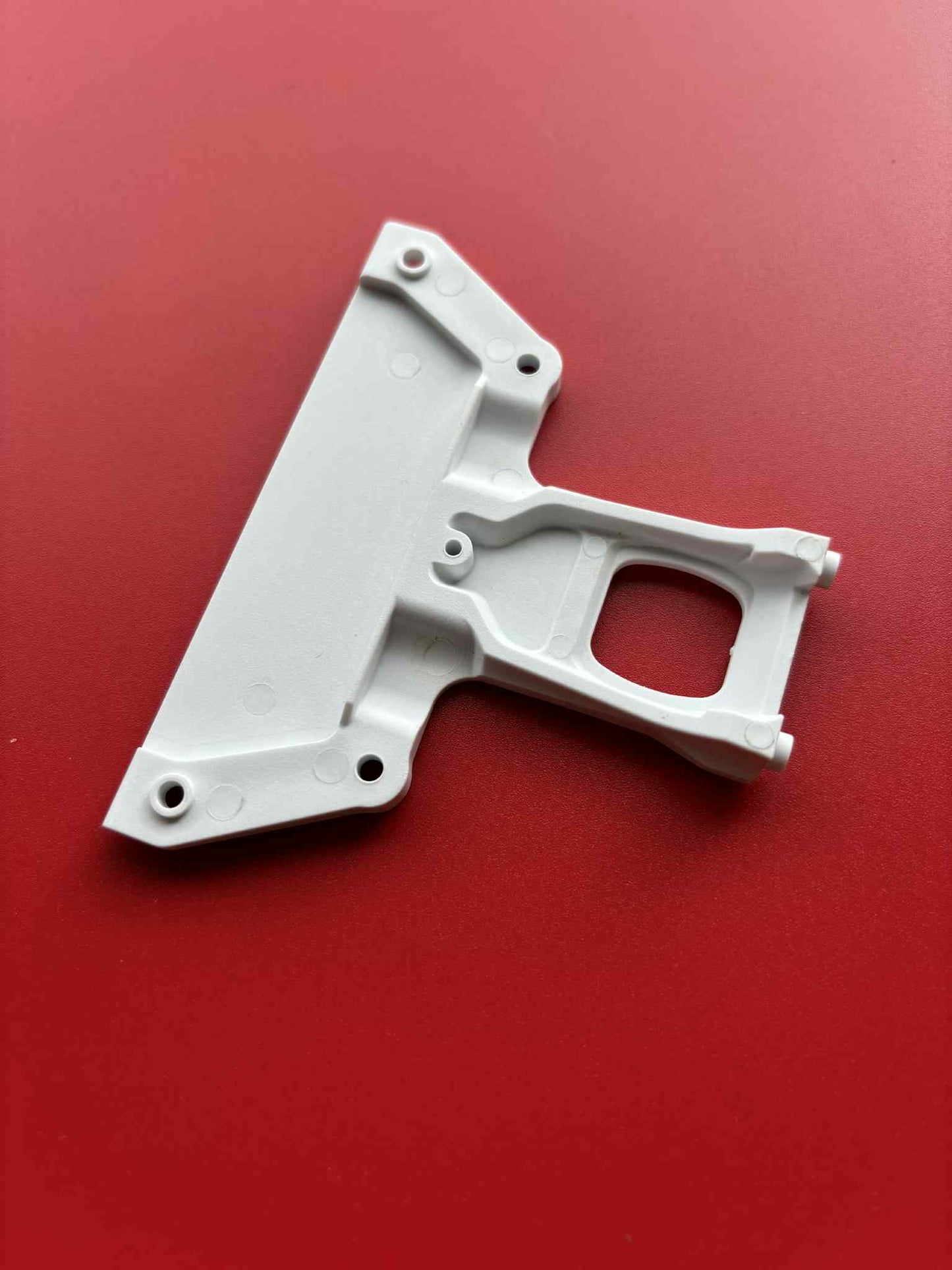 B-Five Rear Chassis Plate White Will Fit RC10B5