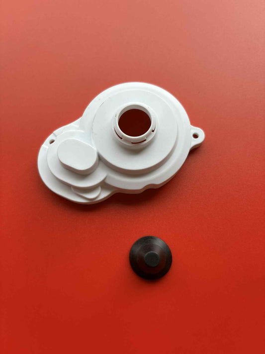B-Five Rear Gearbox Cover White Will Fit RC10B5