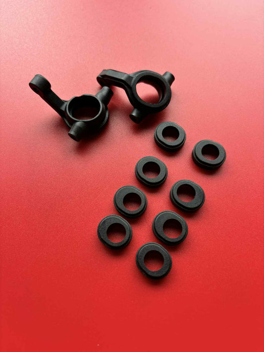 B-Five Front Steering Arms Black Steering Block Will Fit RC10B5