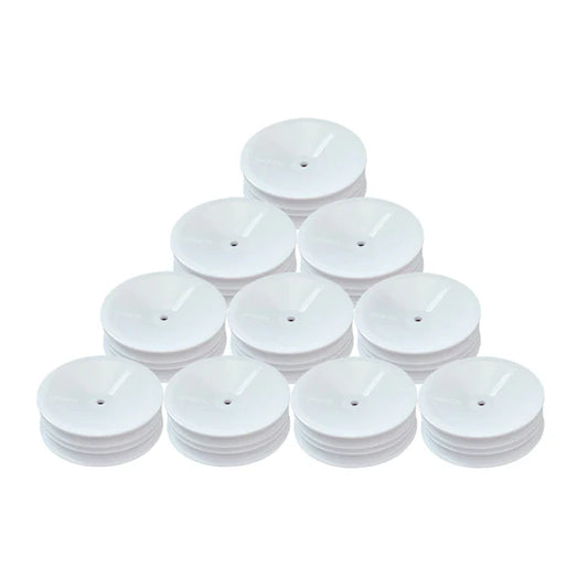 ABM40003 Front Wheel for 1/10th Off Road 2wd -White (10 pcs)