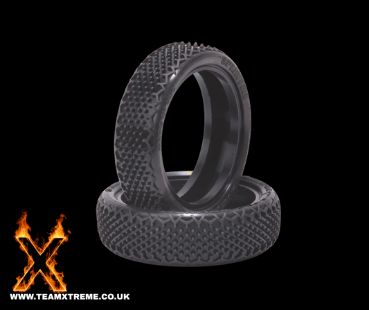 Splinter - 1/10 2WD Tyres - Front - Yellow - pr