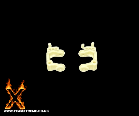 Caster Blocks, 30Deg B4 White Neutral, Dyeable FR4-004.1 N