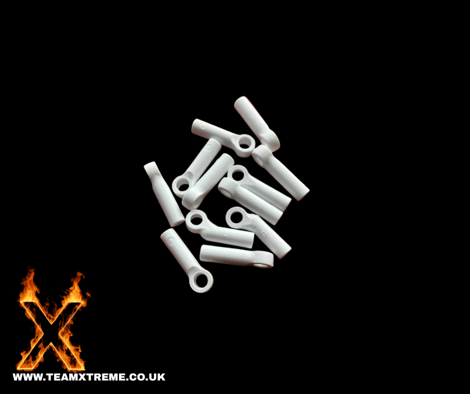 B-Five Turnbuckle Ball End Set White Will Fit RC10B5