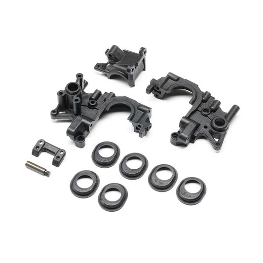 Gearbox Set, Rear Sway Bar Mount, Idler Shaft: 22X/22X-T by TLR