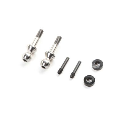 Shock Standoff, Titanium, Snap Fit (2): 22X-4 2.0 by TLR TLR-1271