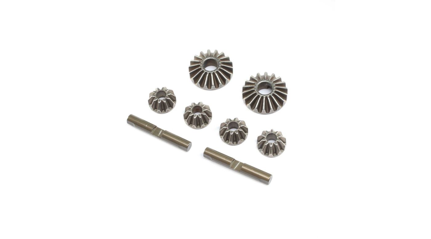 Diff Gear & Cross Pin Set, Metal: 22X-4/22X/22X-T by TLR TLR232129 ...