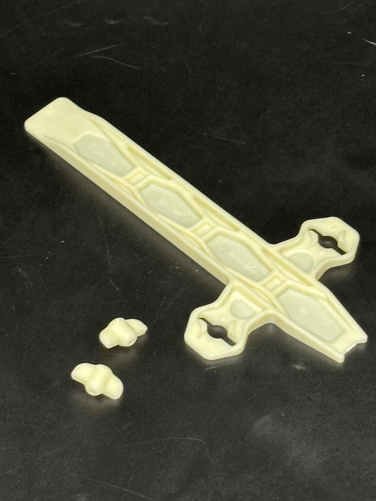 Battery Strap B4 White Neutral, Dyeable FR4-018 N